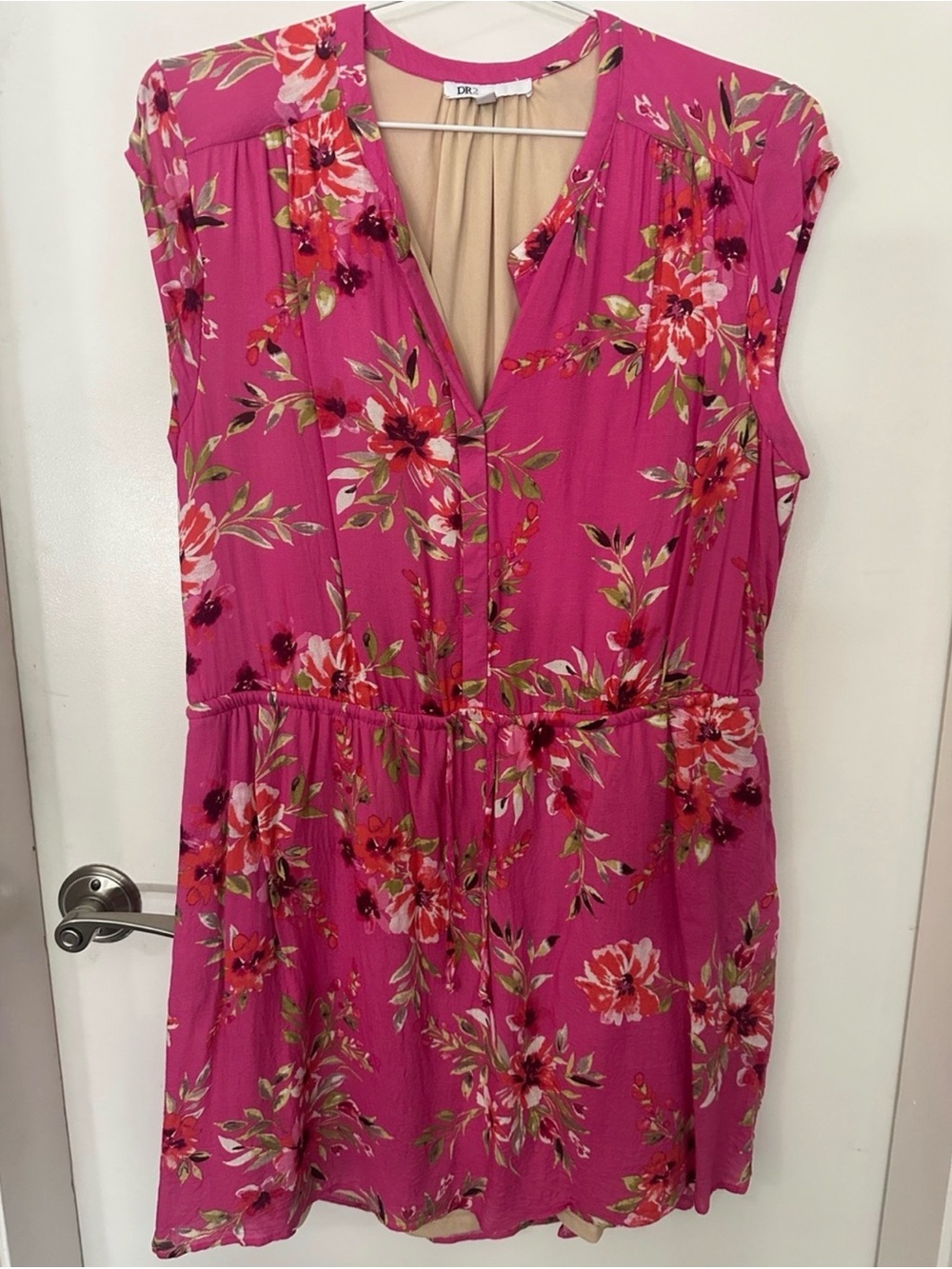 DR2 by Daniel Rainn Pink Floral Mini Dress | XL Nordstrom